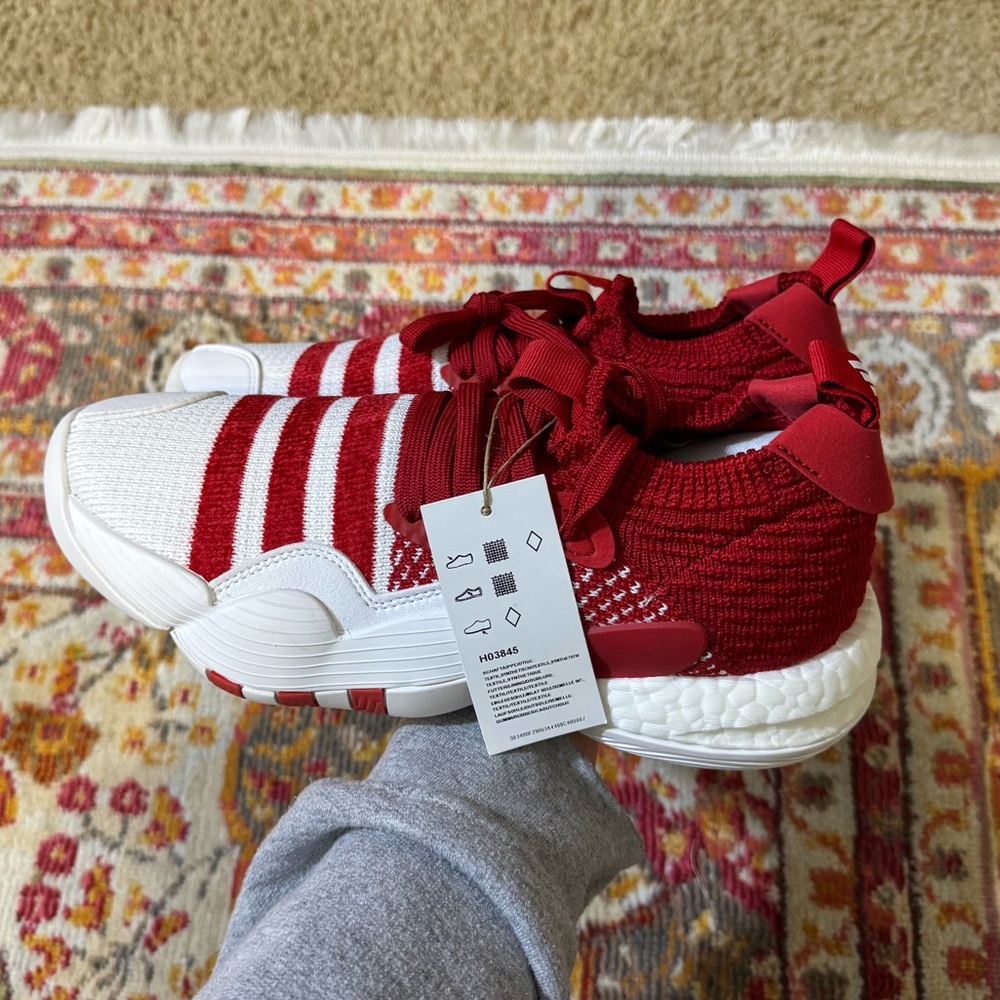 Adidas Trae Young 2.0 Team Power Red & White Sneakers